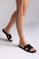 Σανδάλια με στρας Xti 142857 - Μαύρο - thefashionproject.gr - Xti Footwear
