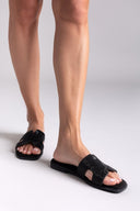Σανδάλια με στρας Xti 142857 - Μαύρο - thefashionproject.gr - Xti Footwear