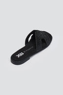 Σανδάλια με στρας Xti 142857 - Μαύρο - thefashionproject.gr - Xti Footwear