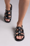 Σανδάλια με τρουκς - Μαύρο - thefashionproject.gr - Bellucci