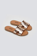 Σανδάλια nubuck με ανοίγματα Estil