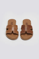 Σανδάλια nubuck με ανοίγματα Estil