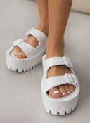 Σανδάλια platforms sporty με φάσες