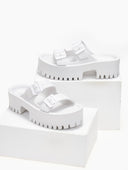 Σανδάλια platforms sporty με φάσες