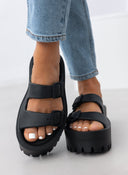 Σανδάλια platforms sporty με φάσες