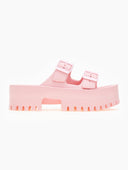 Σανδάλια platforms sporty με φάσες - Ροζ - thefashionproject.gr - The Fashion Project