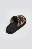 Σανδάλια ponyskin με print Estil