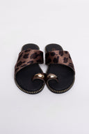 Σανδάλια ponyskin με print Estil