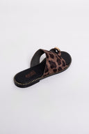 Σανδάλια ponyskin με print Estil