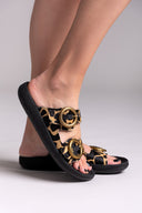 Σανδάλια ponyskin με print JOYA FANTASY SANDALS