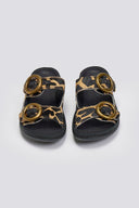 Σανδάλια ponyskin με print JOYA FANTASY SANDALS