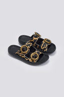 Σανδάλια ponyskin με print JOYA FANTASY SANDALS