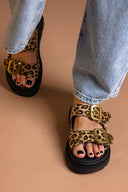 Σανδάλια  ponyskin με print  Ragazza 01020
