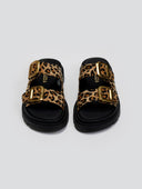 Σανδάλια  ponyskin με print  Ragazza 01020