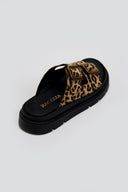 Σανδάλια  ponyskin με print  Ragazza 01020