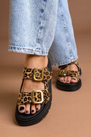 Σανδάλια  ponyskin με print  Ragazza 01020