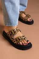 Σανδάλια  ponyskin με print  Ragazza 01020