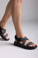 Σανδάλια sporty crossover με velcro
