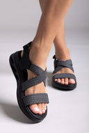 Σανδάλια sporty crossover με velcro