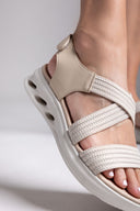 Σανδάλια sporty crossover με velcro
