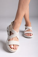 Σανδάλια sporty crossover με velcro