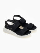 Σανδάλια sporty με διάτρητο σχέδιο Xti 142707 - Μαύρο - thefashionproject.gr - Xti Footwear