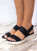 Σανδάλια sporty με διάτρητο σχέδιο Xti 142707 - Μαύρο - thefashionproject.gr - Xti Footwear