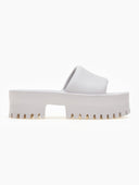Σανδάλια sporty platforms με φαρδιά φάσα - Γκρι - thefashionproject.gr - The Fashion Project