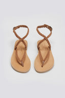 Σανδάλια suede δερμάτινα Tfp - Μπεζ - thefashionproject.gr - TFP - 24228003003
