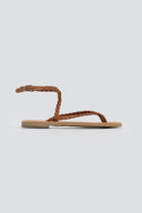 Σανδάλια suede δερμάτινα Tfp - Μπεζ - thefashionproject.gr - TFP - 24228003003