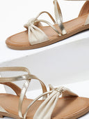 Σανδάλια suede με crossover λουράκια ERYNN