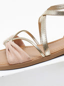 Σανδάλια suede με crossover λουράκια ERYNN
