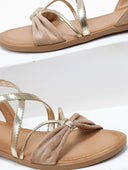 Σανδάλια suede με crossover λουράκια ERYNN