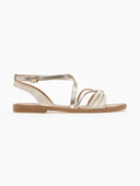 Σανδάλια suede με crossover λουράκια ERYNN - Μπεζ - thefashionproject.gr - ERYNN