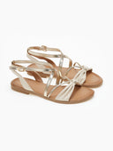 Σανδάλια suede με crossover λουράκια ERYNN - Μπεζ - thefashionproject.gr - ERYNN