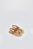 Σανδάλια suede με κοτσιδάκια Tfp