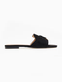 Σανδάλια suede με μεταλλικά charms ERYNN