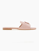 Σανδάλια suede με μεταλλικά charms ERYNN