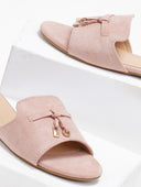 Σανδάλια suede με μεταλλικά charms ERYNN - Ροζ - thefashionproject.gr - ERYNN