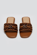 Σανδάλια suede με print ERYNN
