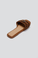 Σανδάλια suede με print ERYNN