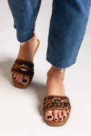 Σανδάλια suede με print ERYNN
