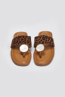 Σανδάλια suede με print ERYNN
