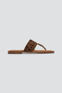 Σανδάλια suede με print ERYNN
