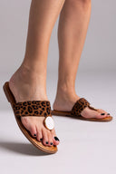 Σανδάλια suede με print ERYNN