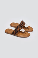 Σανδάλια suede με print ERYNN
