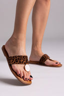 Σανδάλια suede με print ERYNN - Leopard - thefashionproject.gr - ERYNN