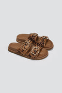 Σανδάλια suede με print και τοκά ERYNN - Leopard - thefashionproject.gr - ERYNN - 23615032002