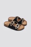 Σανδάλια suede με τοκάδες ERYNN