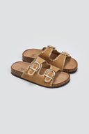 Σανδάλια suede με τοκάδες ERYNN